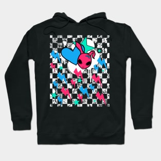 Rock Bunny Checkerboard (Light Version) Hoodie